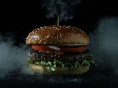 לחמניית המבורגר עסיסית מקט biz016